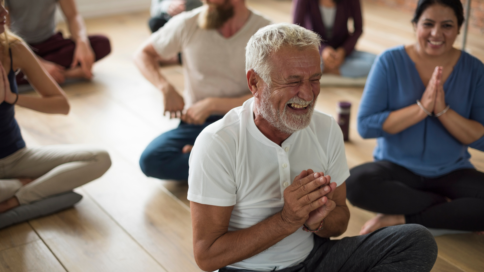 Diverse Exercise Class Relax and community concept